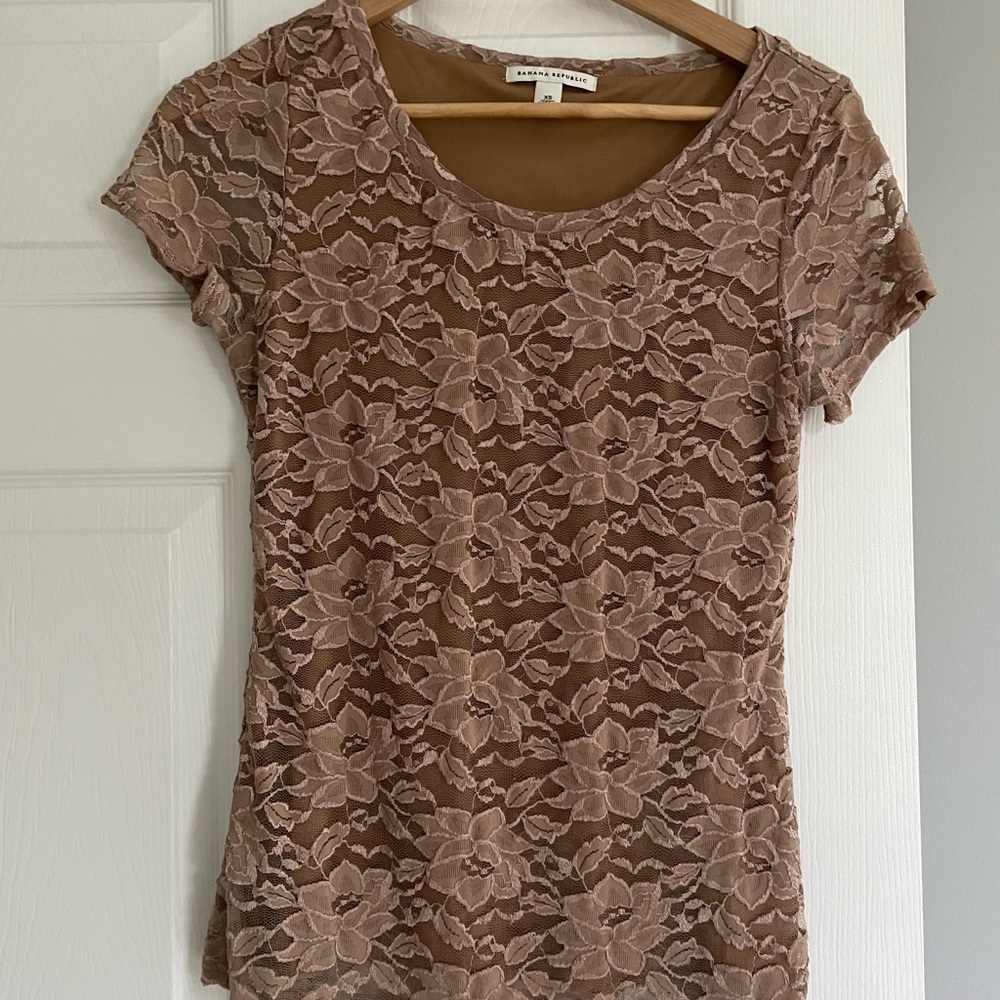Banana Republic lace blouse